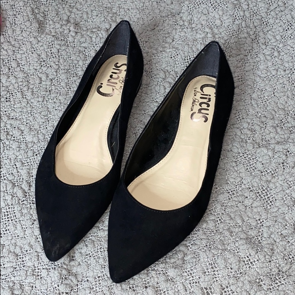 COPY - Black Point Toe Flats
